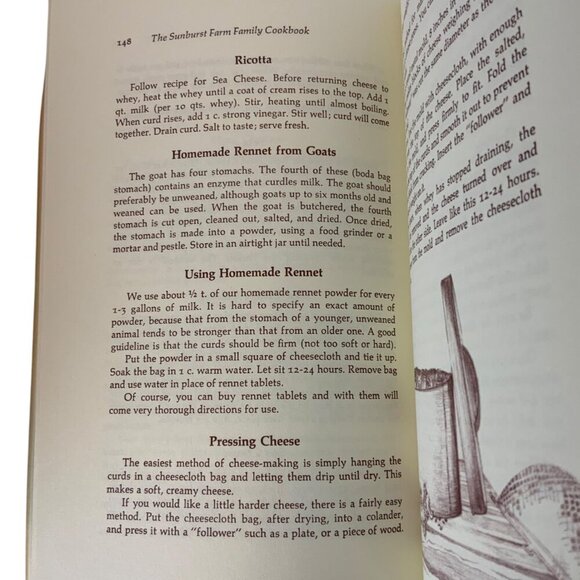 Vintage Sunburst Farm Family Cookbook 1976 Paperback by Susan Duquette - Picture 8 of 9